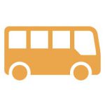 Piktogramm Bus orange